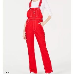 Red Dickies overalls sze med